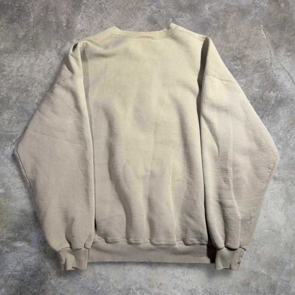 Vintage Wild Wear tan deer graphic crewneck sweatshirt Made in USA Size XL